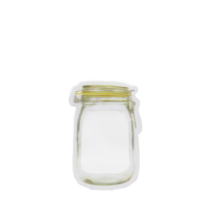 Reusable Airtight Mason Jar Zipper Storage Bag – 150ml Food Pouch (1 Pc)