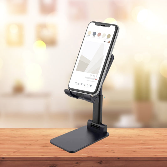 Foldable Mobile Stand with Angle Adjustable Desktop Holder