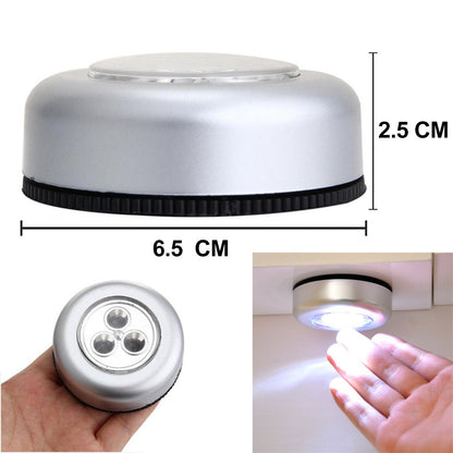 Cordless LED Touch Light – Stick-On Tap Lamp for Wardrobe & Cabinets