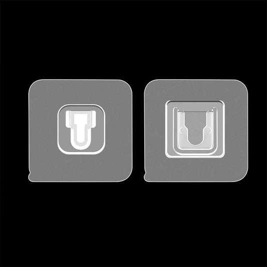 Adhesive Plastic Wall Hooks for Wall Décor and Wall Photo Frames – Heavy Duty & Waterproof