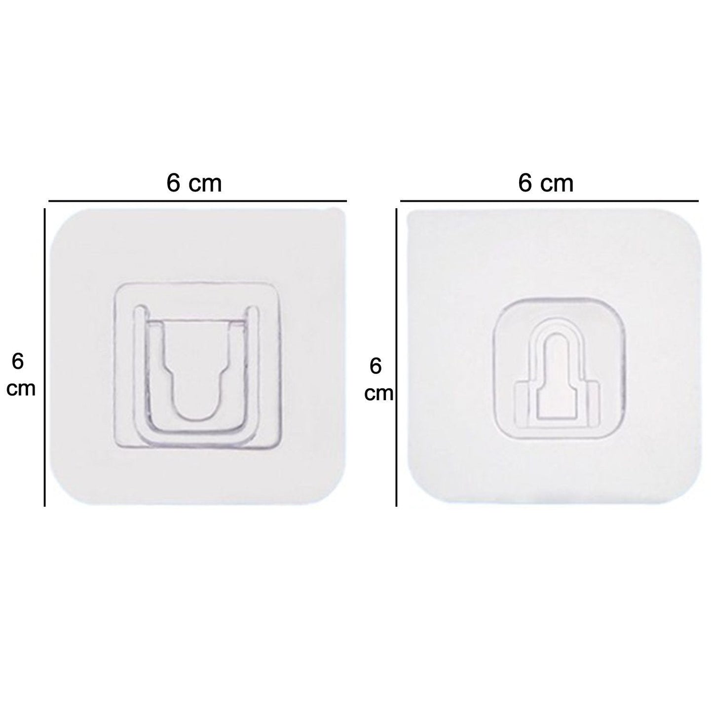 Adhesive Plastic Wall Hooks for Wall Décor and Wall Photo Frames – Heavy Duty & Waterproof