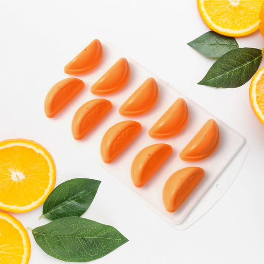 Creative Silicone Orange-Shape Mould for Ice and Chocolate