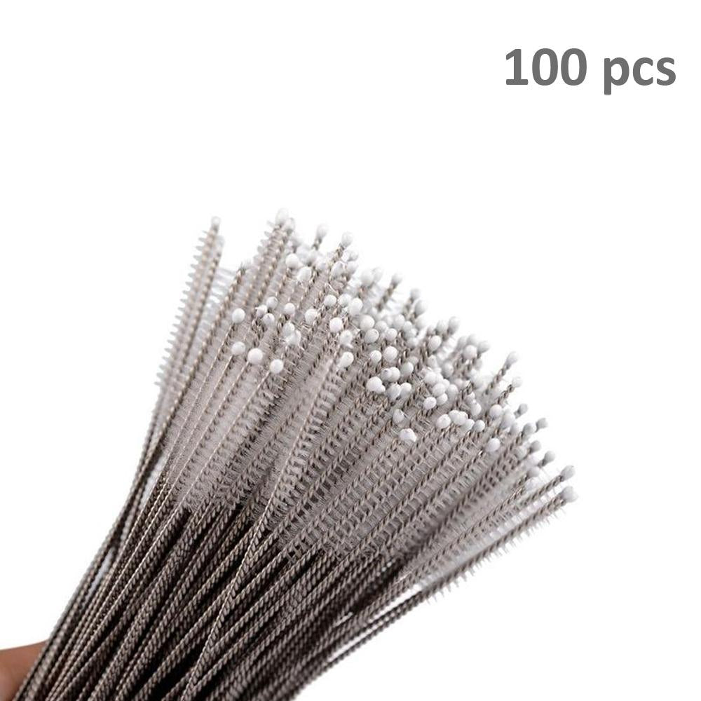 Stainless Steel Straw Cleaning Brush – 23mm Flexible Pipe Cleaner (1 Pc)