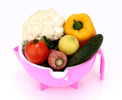 9-in-1 Vegetable & Fruit Cutter with Drain Basket – Multifunctional Slicer & Shredder