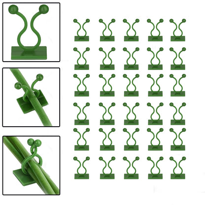 30PCS Wall Plant Climbing Clips – Space-Saving Vine Support for Home & Garden (Box/30 Pcs Set)