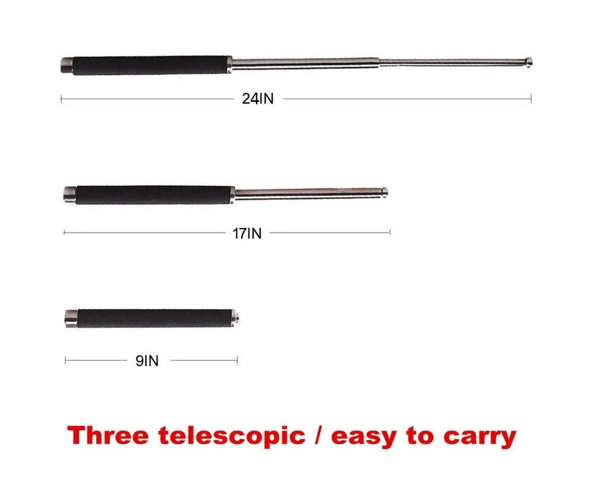 Multi-Function Collapsible Self Defense Stick – Lightweight & Portable
