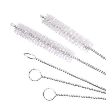 Stainless Steel Straw Cleaning Brush – 23mm Flexible Pipe Cleaner (1 Pc)