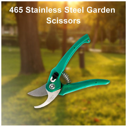Stainless Steel Garden Scissors for Pruning & Harvesting