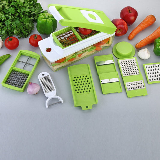 House of Sensation Snowpearl 14 in 1 Quick Dicer – Multi-Blade Cutter
