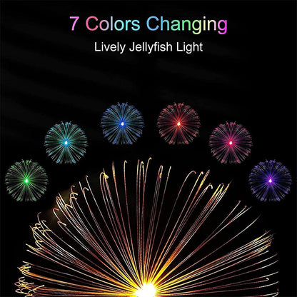 Solar Jellyfish Outdoor Lights – 7-Color Waterproof Garden Decor - Set of 2