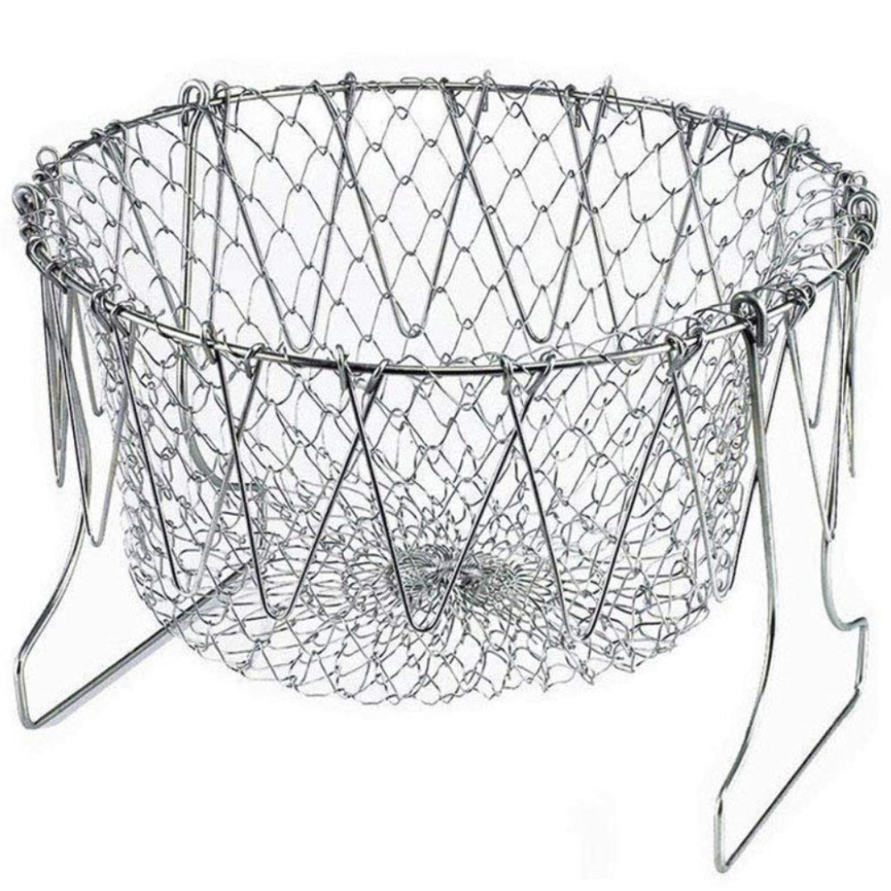 Foldable Strainer Chef Basket – 12-in-1 Kitchen Tool