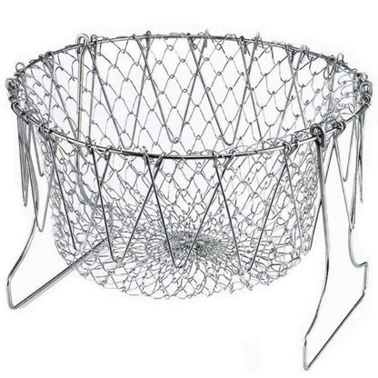 Foldable Strainer Chef Basket – 12-in-1 Kitchen Tool