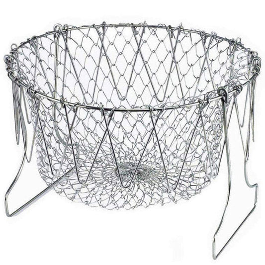 Foldable Strainer Chef Basket – 12-in-1 Kitchen Tool