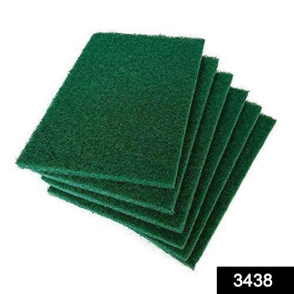 Scrub Sponge Cleaning Pads Aqua Green – Pack of 6