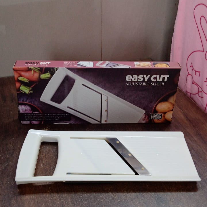 Adjustable Fruit and Vegetable Slicer with Stainless Steel Blade