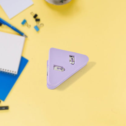 Triangle Paper Clips | Small Corner Document Clip for Books, Bills & Desk Accessories