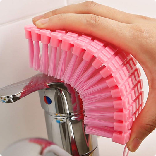 Flexible Plastic Cleaning Brush for Kitchen, Bathroom & Home Use
