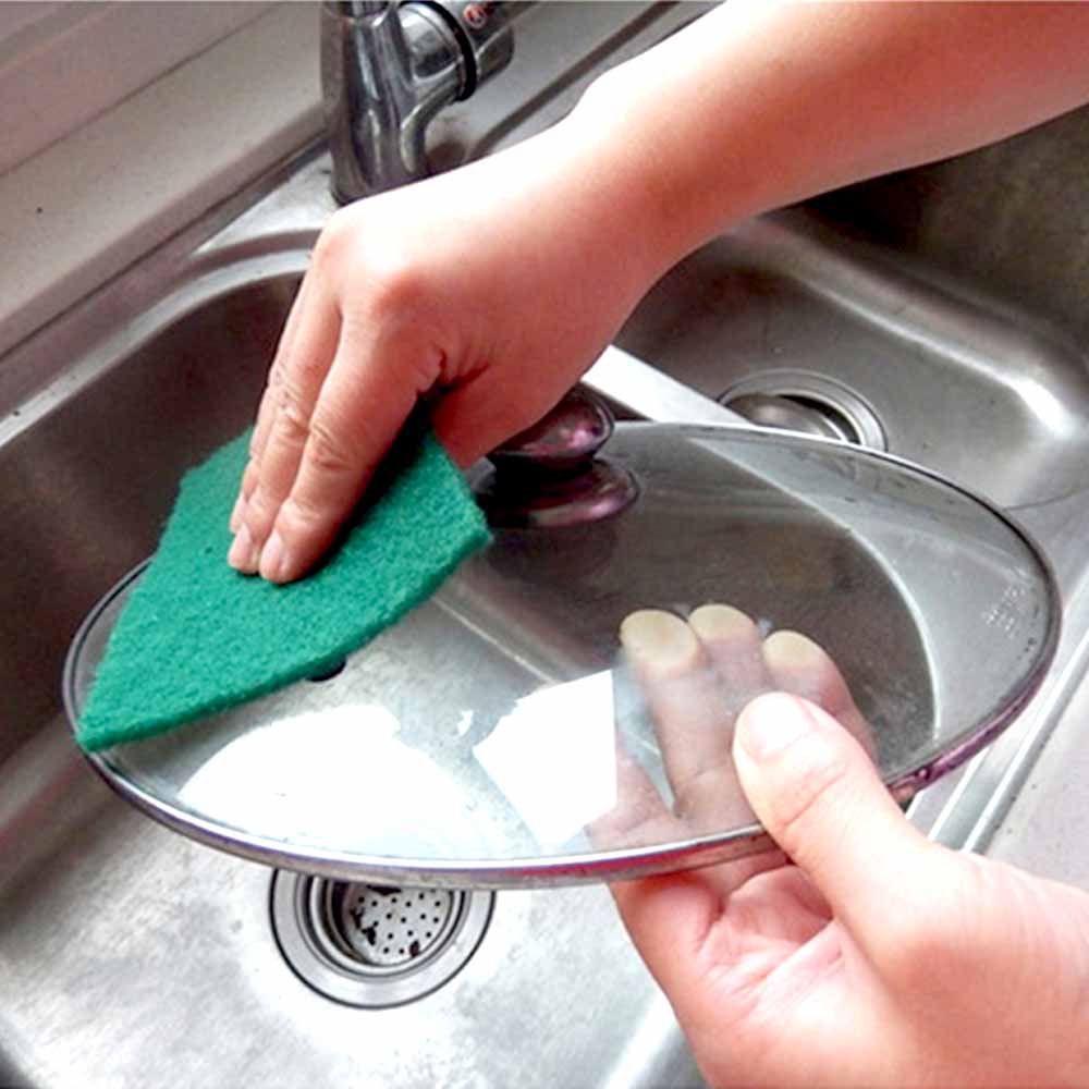 Scrub Sponge Cleaning Pads Aqua Green – Pack of 6
