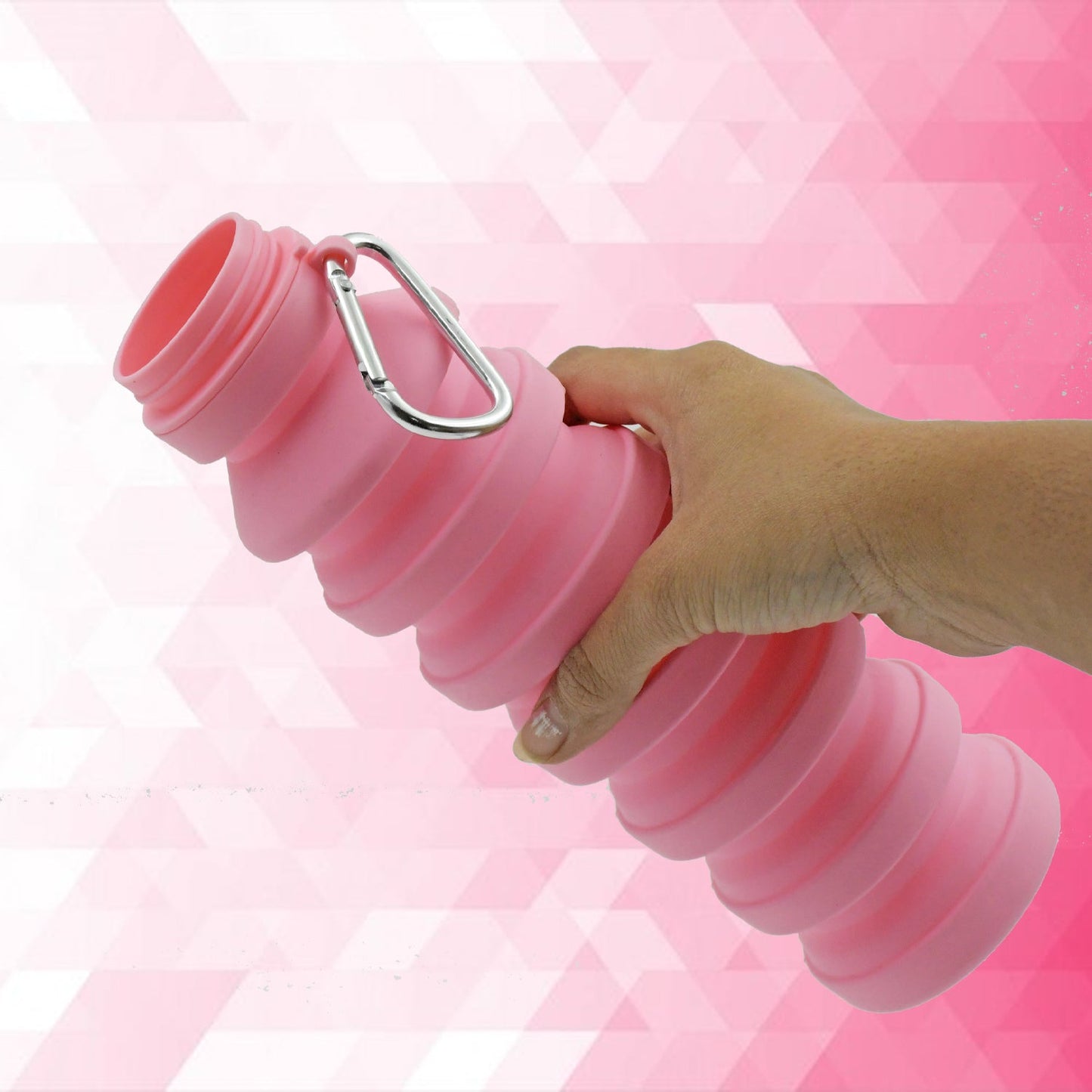 Foldable Silicone Water Bottle – Leak-Proof, Portable, Reusable for Travel, Gym & Outdoor (1 Pc / 24 cm Foldable)