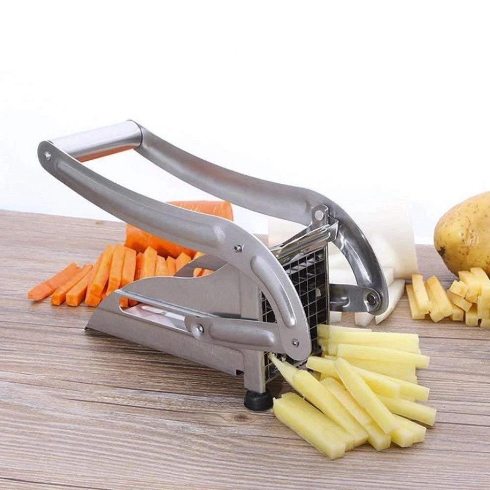 Stainless Steel French Fries Cutter for Potato Fries, Carrot and Vegetable Fingers