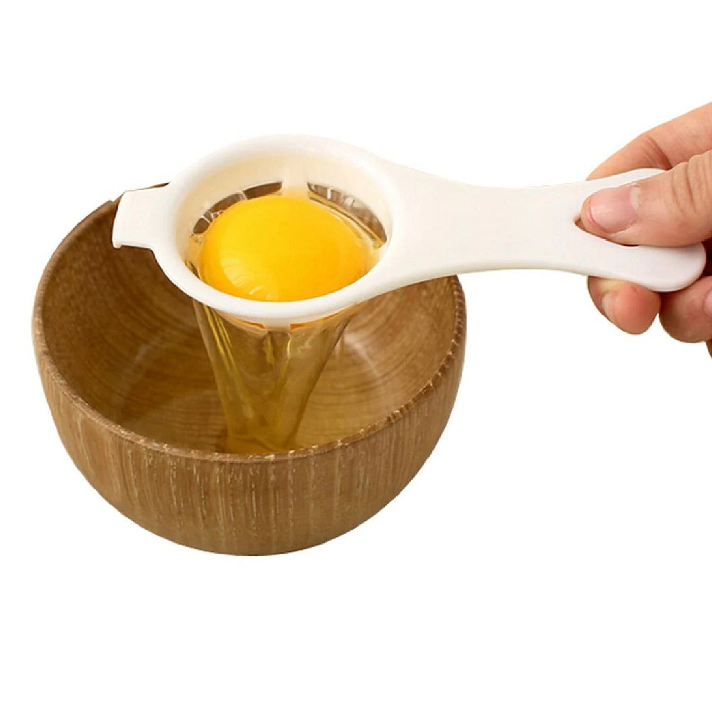 Egg Yolk & White Separator – Spoon Filter Egg Divider for Cooking & Baking