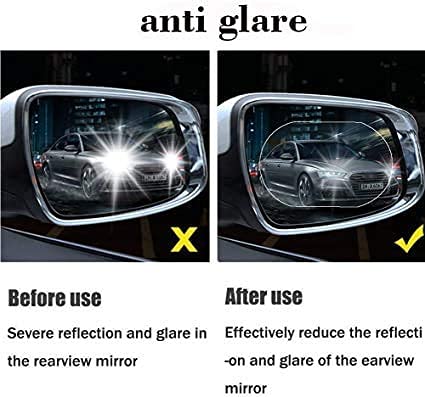 Anti-Fog & Scratch Rearview Mirror Film – HD Clear Sticker (1 pc)