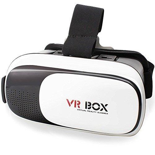 3D VR Box Virtual Reality Glasses Headset for Android & iOS (4.5"–6" Phones)
