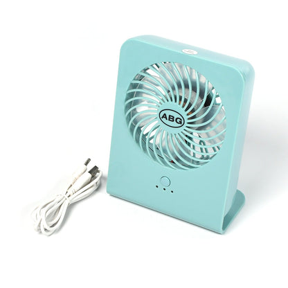 Portable Desk Fan with 3-Speed Settings – USB & Battery Operated