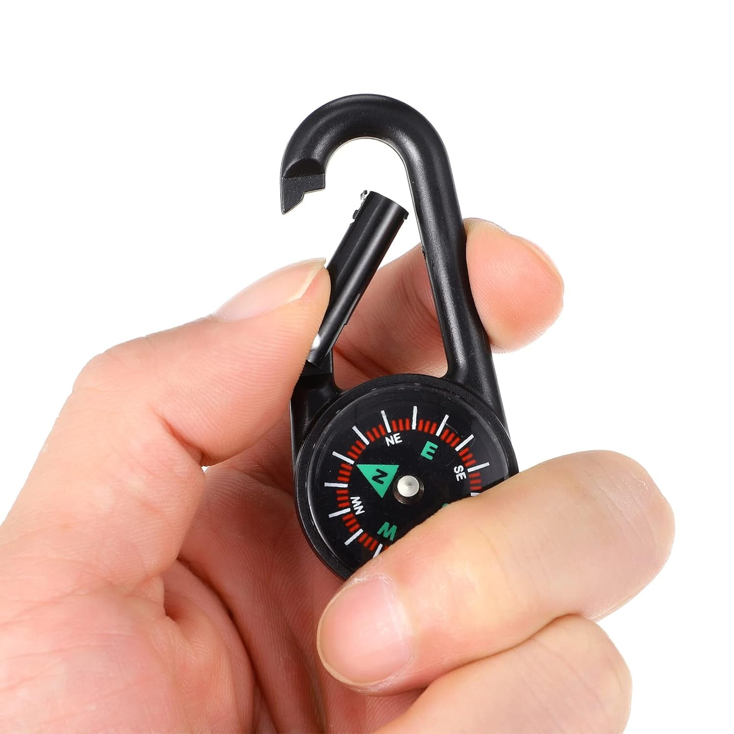 Clip Snap Hook Mini Compass for Outdoor & Travel (1 Pc)
