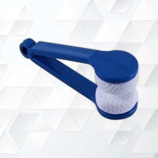 Mini Eyeglass Cleaner with Microfiber Brush for Smudge-Free Lenses - 1 pc