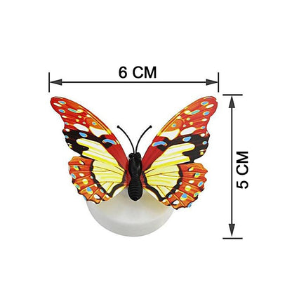 Butterfly 3D Illusion Night Lamp – Multicolor Decorative Light