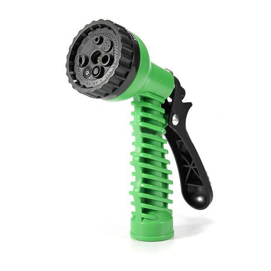 Plastic Garden Hose Nozzle Water Spray Gun Connector & Tap Adapter Set (3/4 Inch)