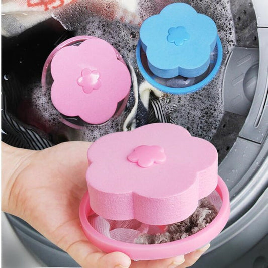Washing Machine Floating Lint Mesh Filter Bag for Hair & Debris Removal