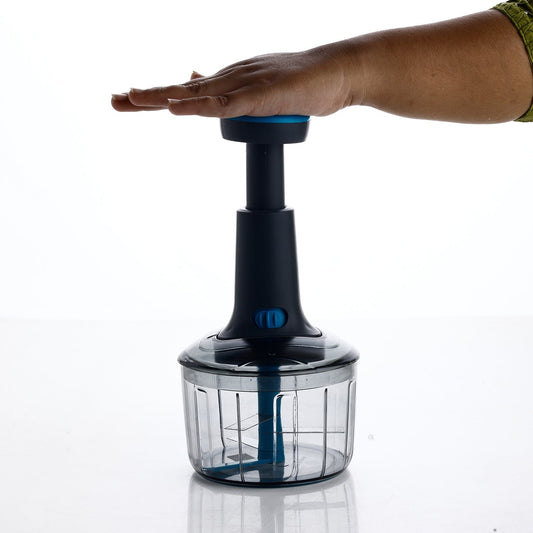 Ganesh Bingo Lock-Unlock Push Chopper, 725ml – Manual & Dishwasher Safe