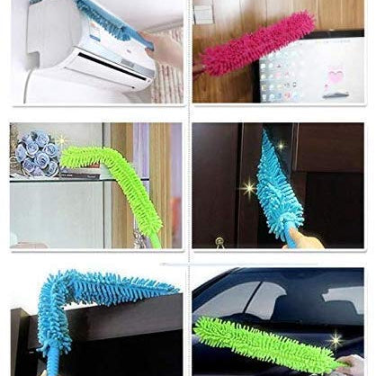 Foldable Multipurpose Microfiber Cleaning Duster – Extendable, Bendable and Washable