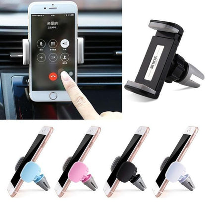 Universal Car Air Vent Mount – 360° Rotating Phone Holder Cradle