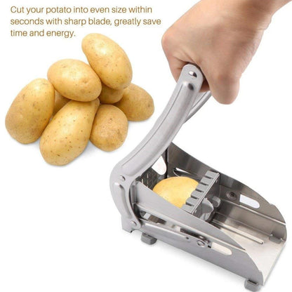 Stainless Steel French Fries Cutter for Potato Fries, Carrot and Vegetable Fingers