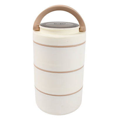Ganesh Smart Stack 3-Layer Stainless Steel Airtight Lunch Box