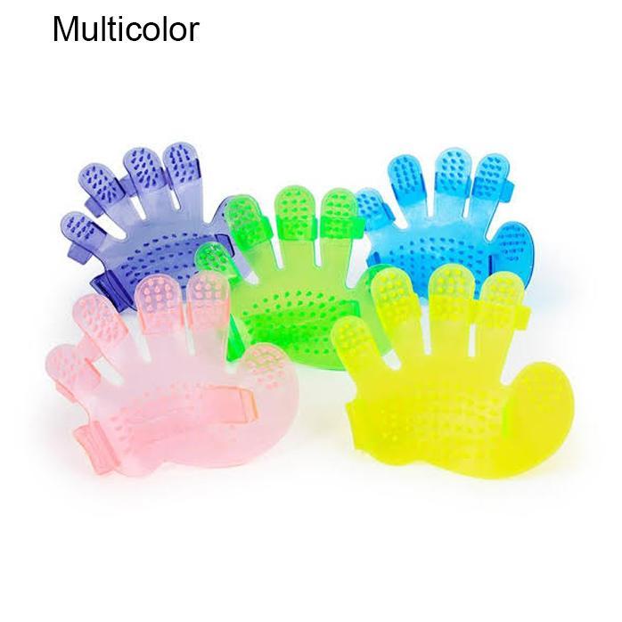 Rubber Pet Cleaning & Grooming Glove Brush – Massaging Bath Scrubber