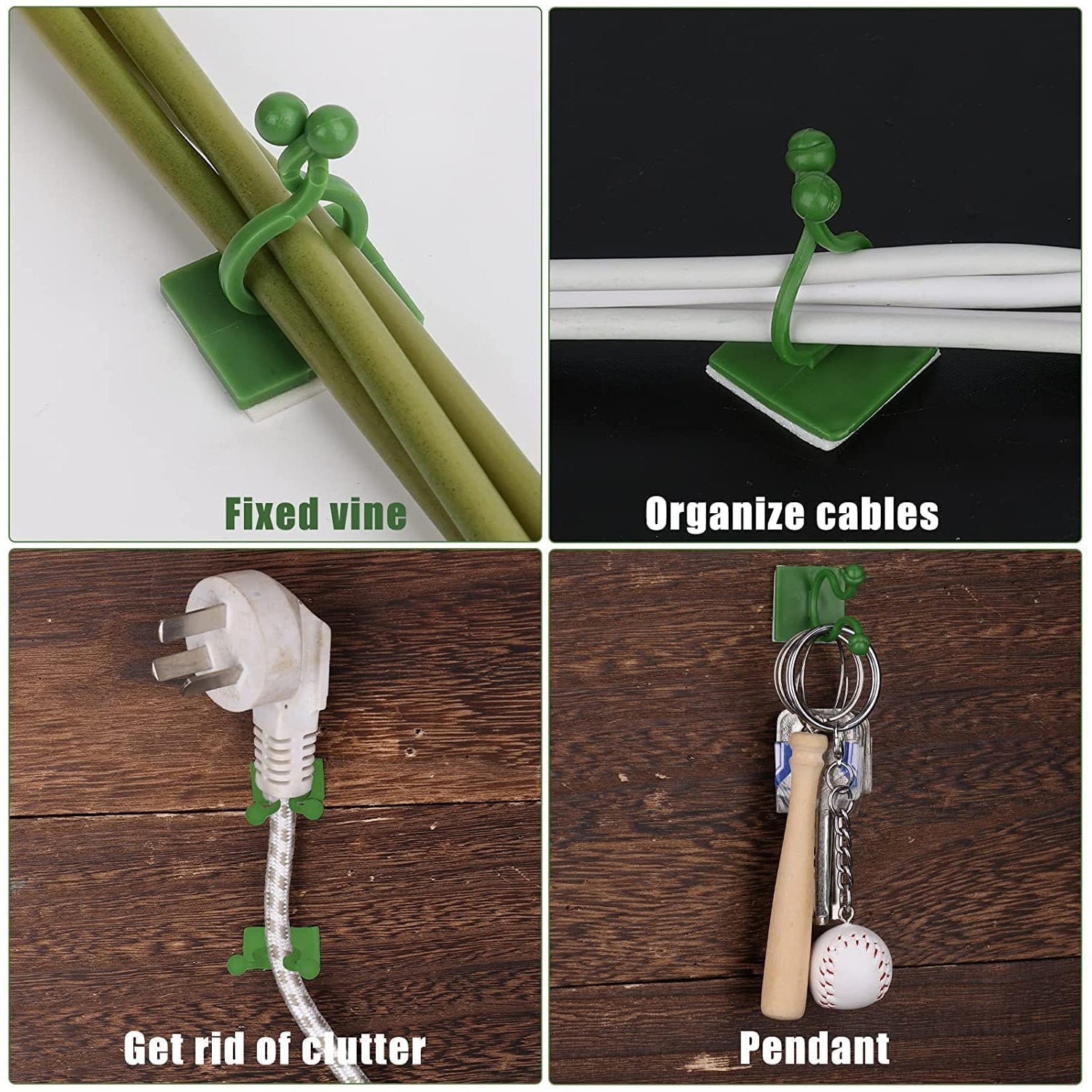 30PCS Wall Plant Climbing Clips – Space-Saving Vine Support for Home & Garden (Box/30 Pcs Set)