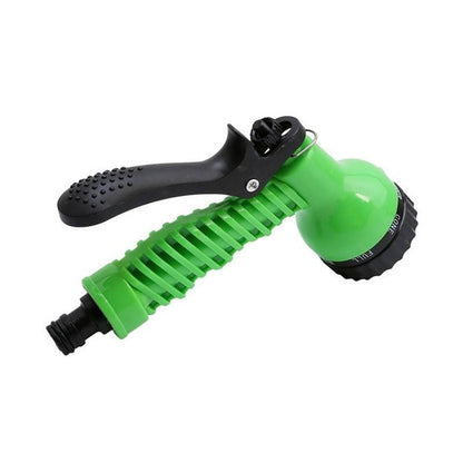 Plastic Garden Hose Nozzle Water Spray Gun Connector & Tap Adapter Set (3/4 Inch)
