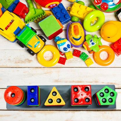 Geometric Brick - 5 Angle Column Matching Blocks for Kids (25 Pcs)