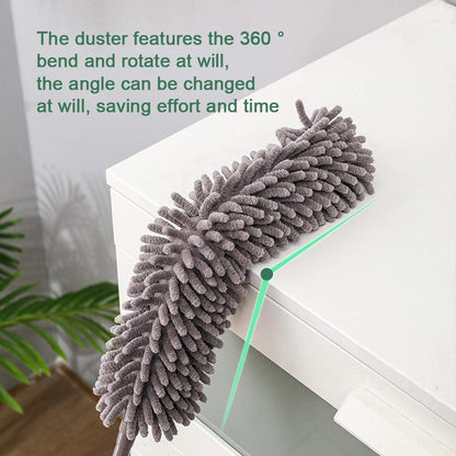 Foldable Multipurpose Microfiber Cleaning Duster – Extendable, Bendable and Washable