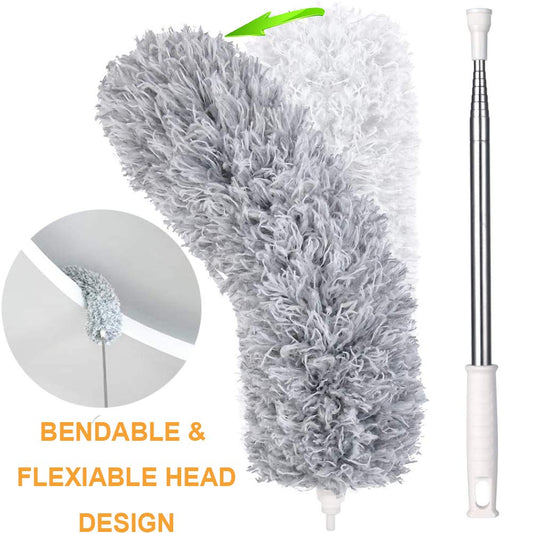 Extendable Microfiber Duster – 100" Telescoping Cleaning Tool