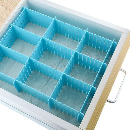 Adjustable Drawer Organizer & Kitchen Board Divider – 6 Pcs Set
