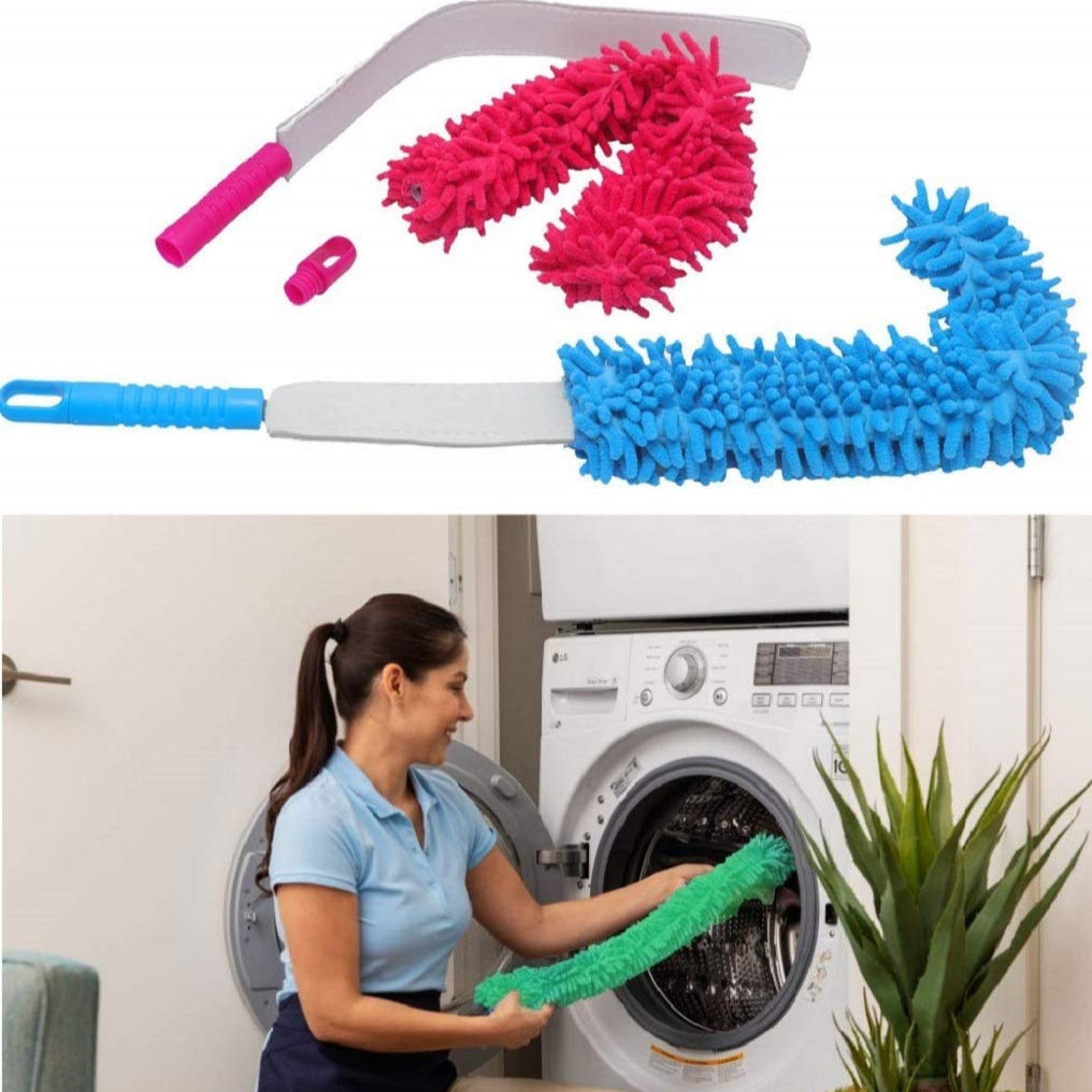 Foldable Multipurpose Microfiber Cleaning Duster – Extendable, Bendable and Washable