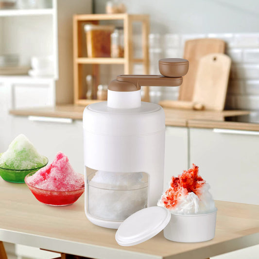 Portable Manual Gola Maker & Ice Crusher for Smoothies & Shaved Ice
