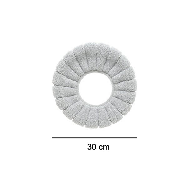 Winter Soft Toilet Seat Cover – Plush Warm & Washable Cushion Mat