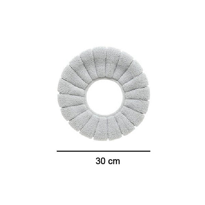 Winter Soft Toilet Seat Cover – Plush Warm & Washable Cushion Mat