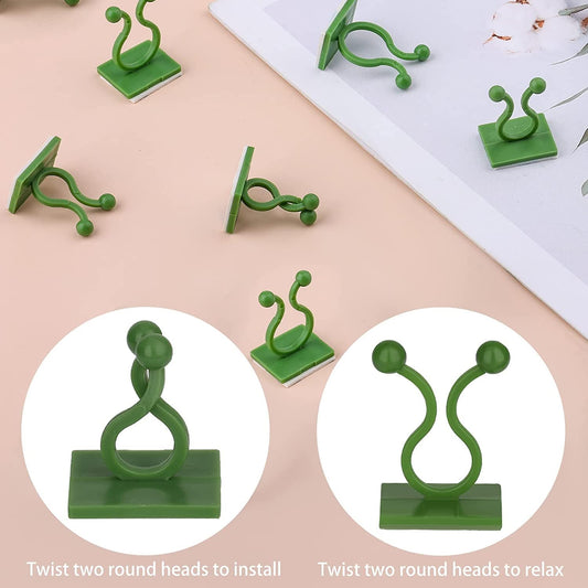 30PCS Wall Plant Climbing Clips – Space-Saving Vine Support for Home & Garden (Box/30 Pcs Set)